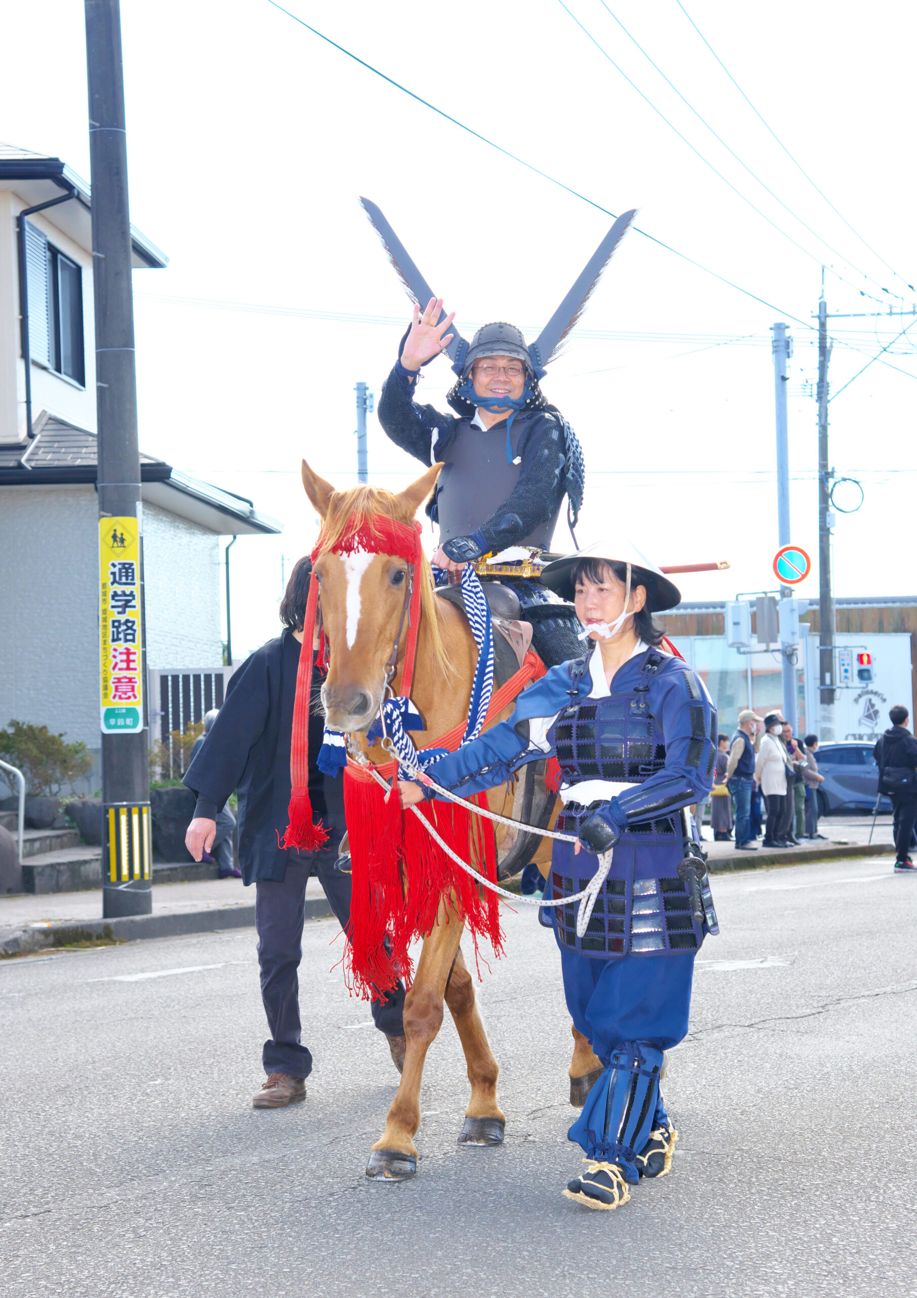 「都城盆地の統一」※騎馬武者